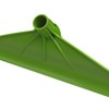 Racloir à déjections PVC, vert 40 cm